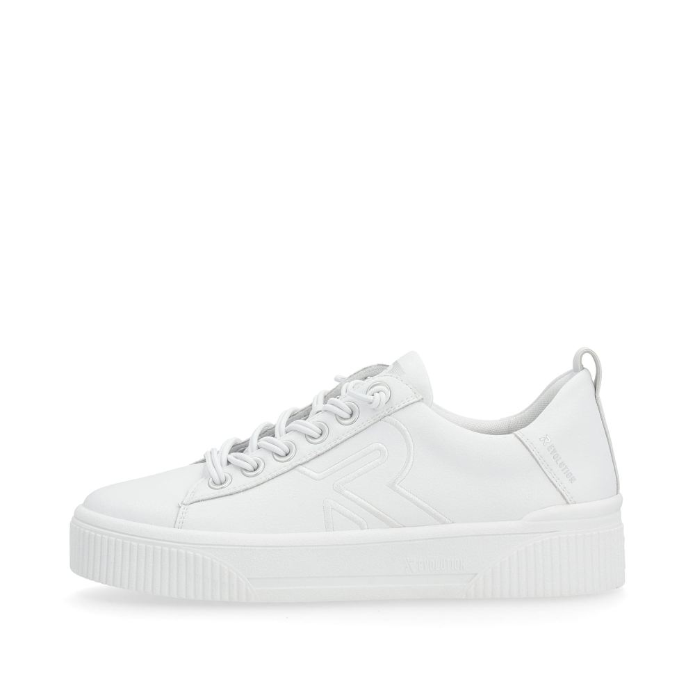 Rieker Schuhe | EVOLUTION Damen Sneaker Low clear white