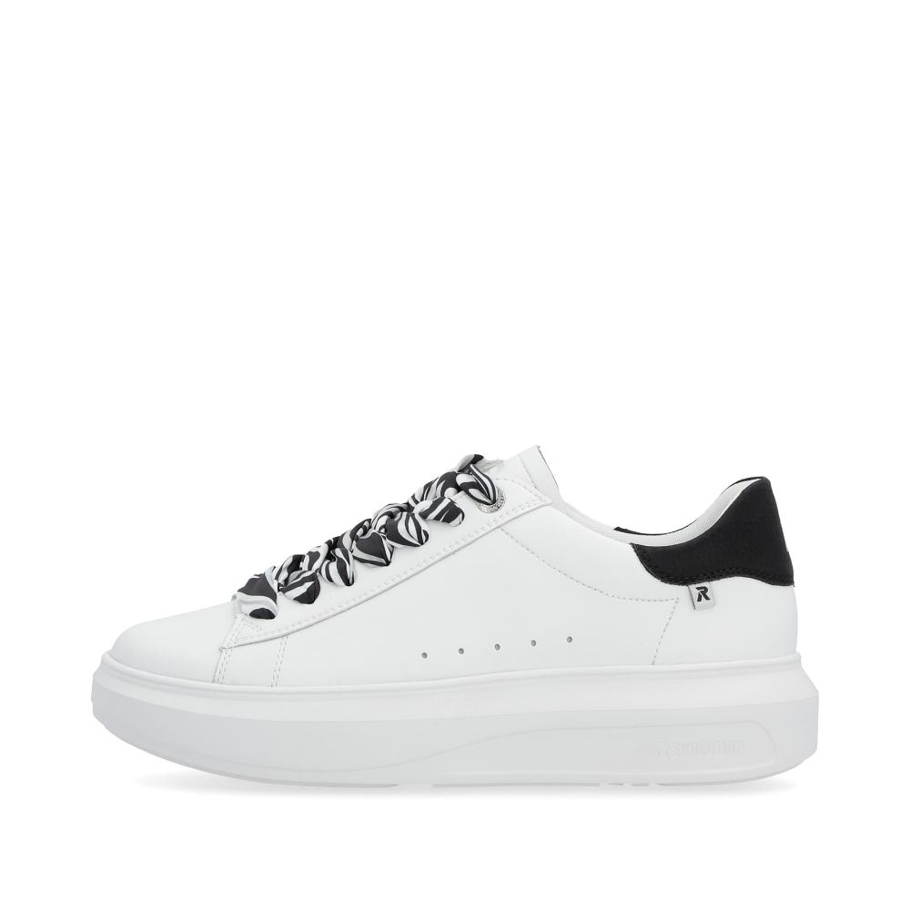 Rieker Schuhe | EVOLUTION Damen Sneaker Low crystal-white deep-black