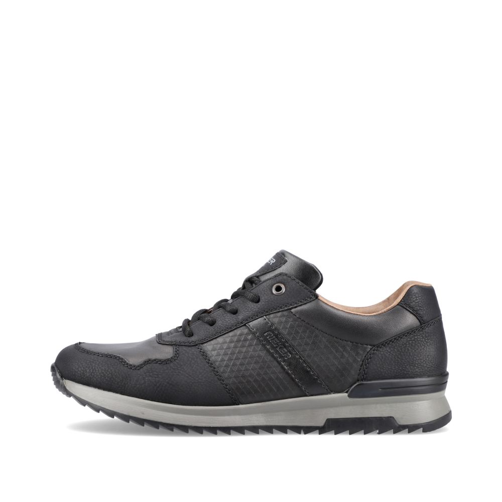 Rieker Schuhe | Herren Sneaker Low tiefschwarz