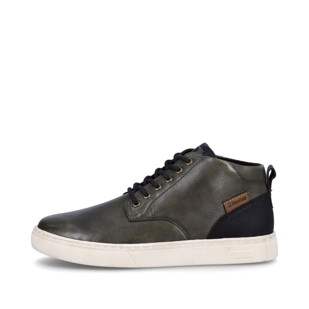 Rieker Schuhe | EVOLUTION Herren Sneaker High quartz grey