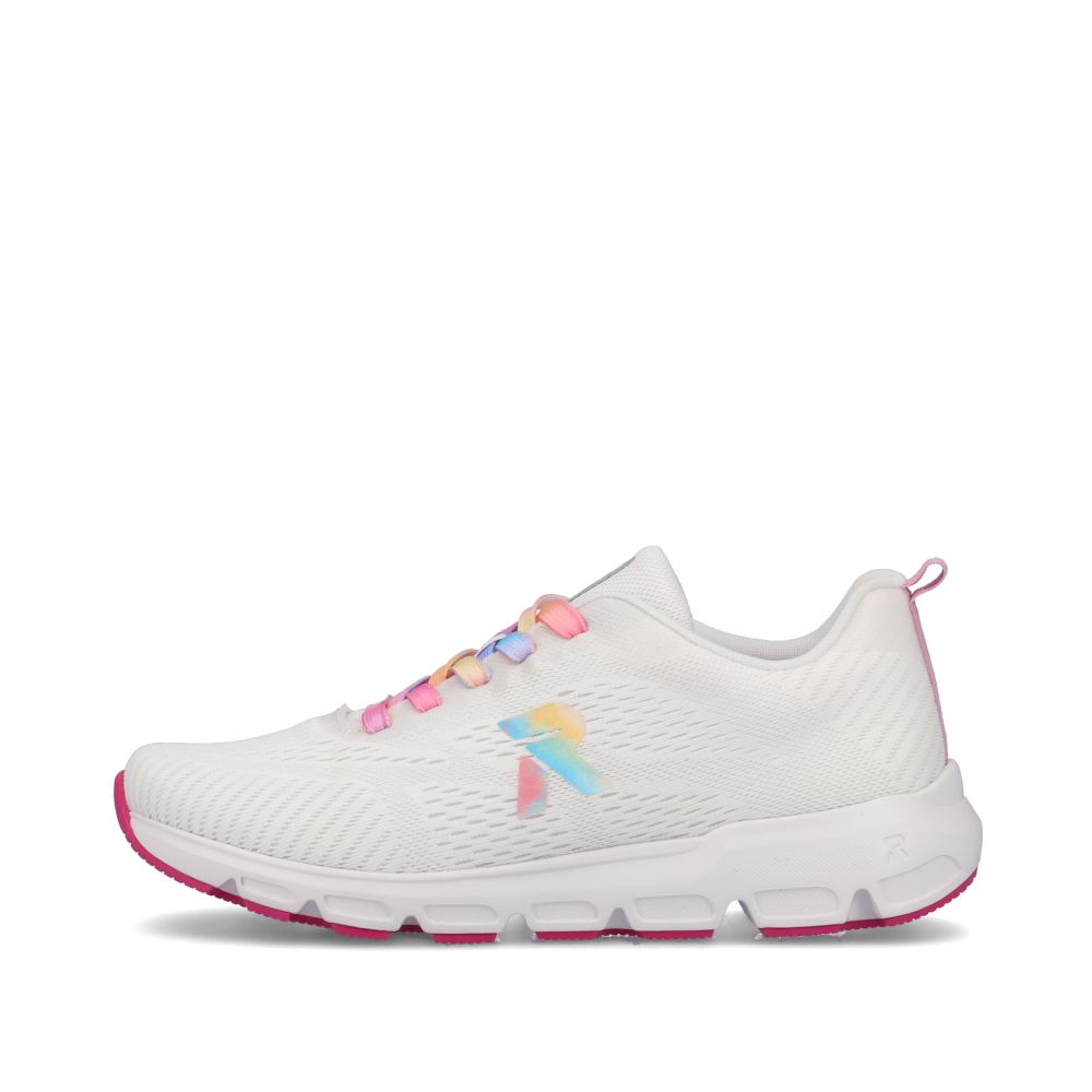 Rieker Schuhe | EVOLUTION Damen Sneaker Low crystal white