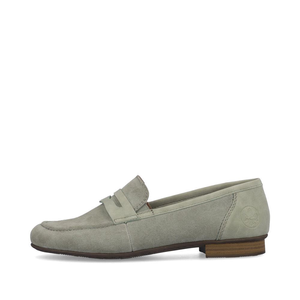 Rieker Schuhe | Damen Loafer mintgrun