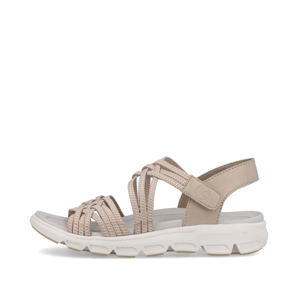 Rieker Schuhe | EVOLUTION Damen Trekkingsandalen clay beige