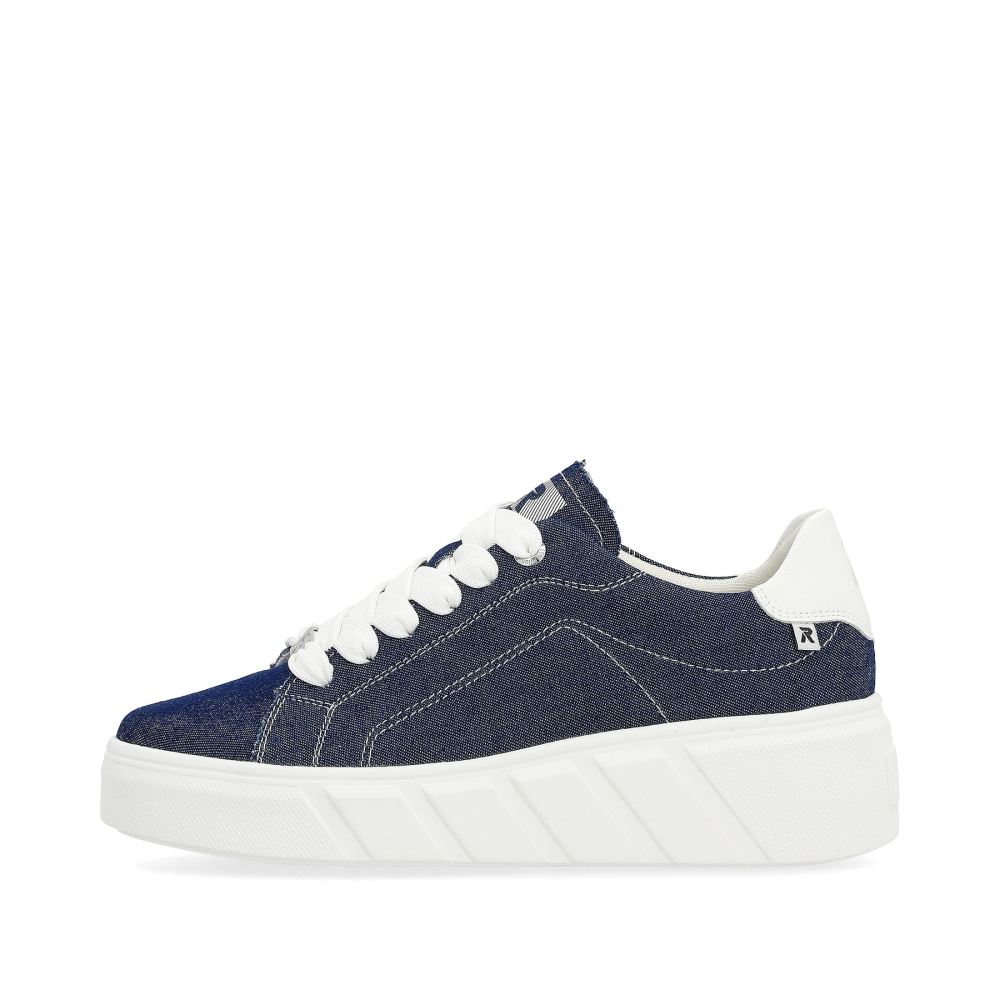 Rieker Schuhe | EVOLUTION Damen Sneaker Low denim