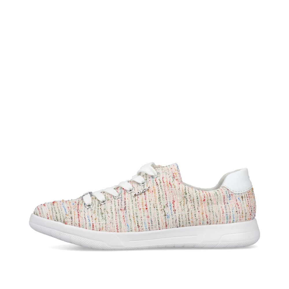 Rieker Schuhe | Damen Sneaker Low multi-reinweiss