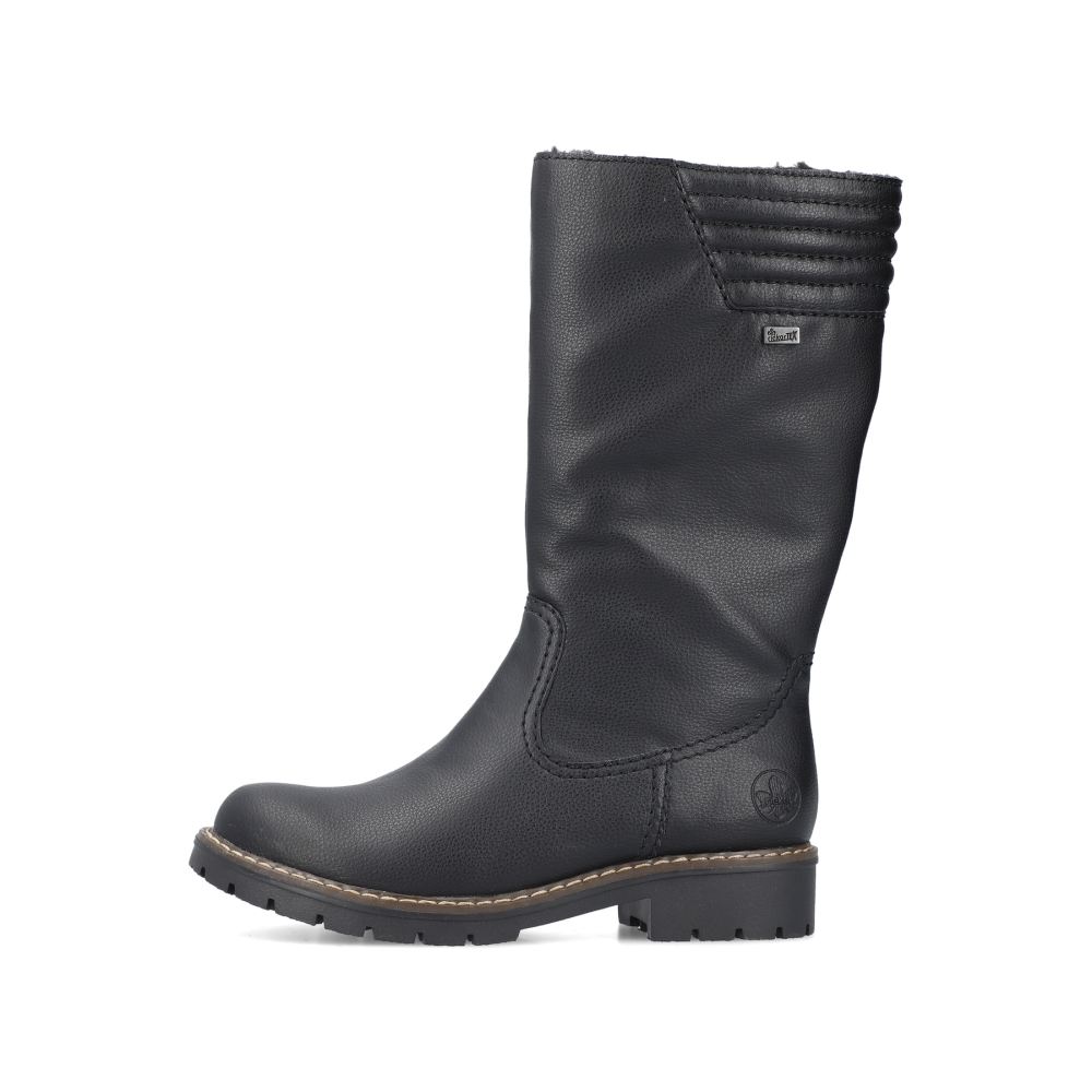 Rieker Schuhe | Damen Hochschaftstiefel tiefschwarz