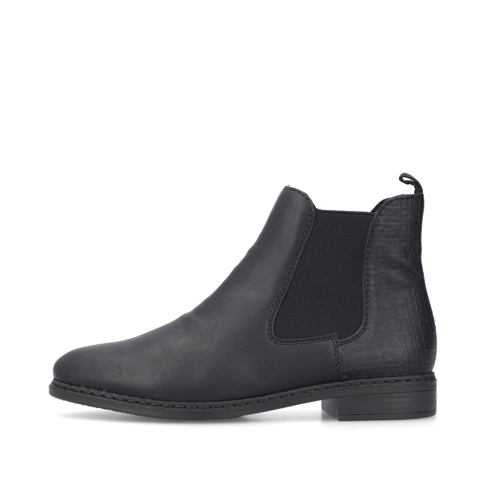 Rieker Schuhe | Damen Chelsea Boots nachtschwarz