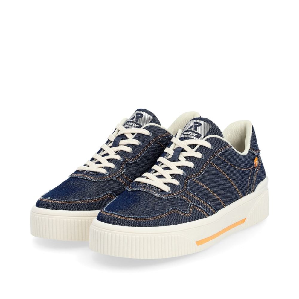 Rieker Schuhe | EVOLUTION Damen Sneaker Low denim