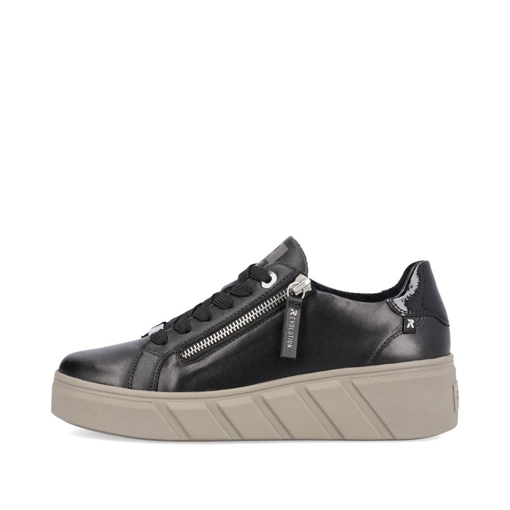 Rieker Schuhe | EVOLUTION Damen Sneaker Low urban black