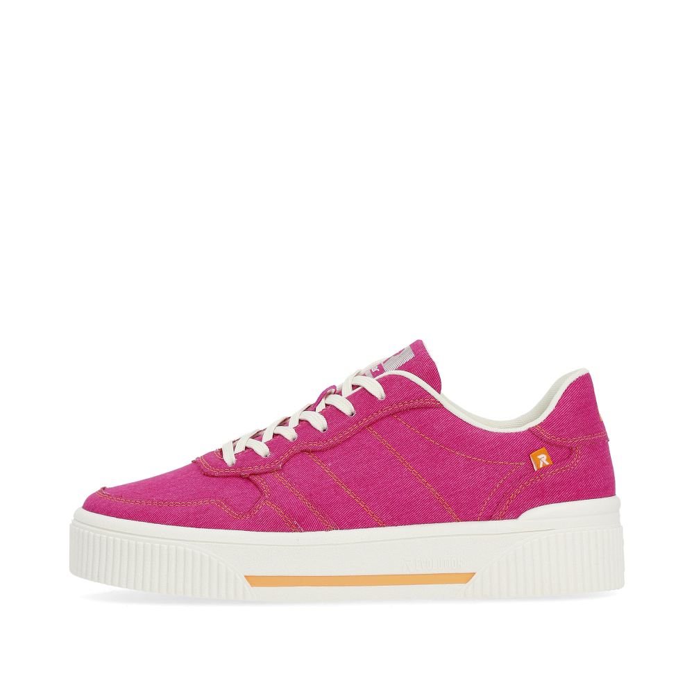 Rieker Schuhe | EVOLUTION Damen Sneaker Low magenta