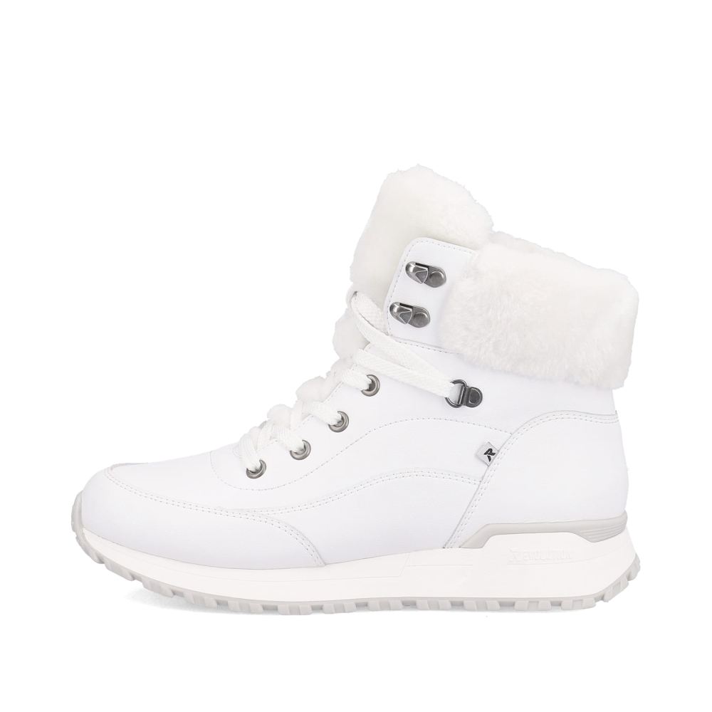 Rieker Schuhe | EVOLUTION Damen Schnurstiefel crystal white