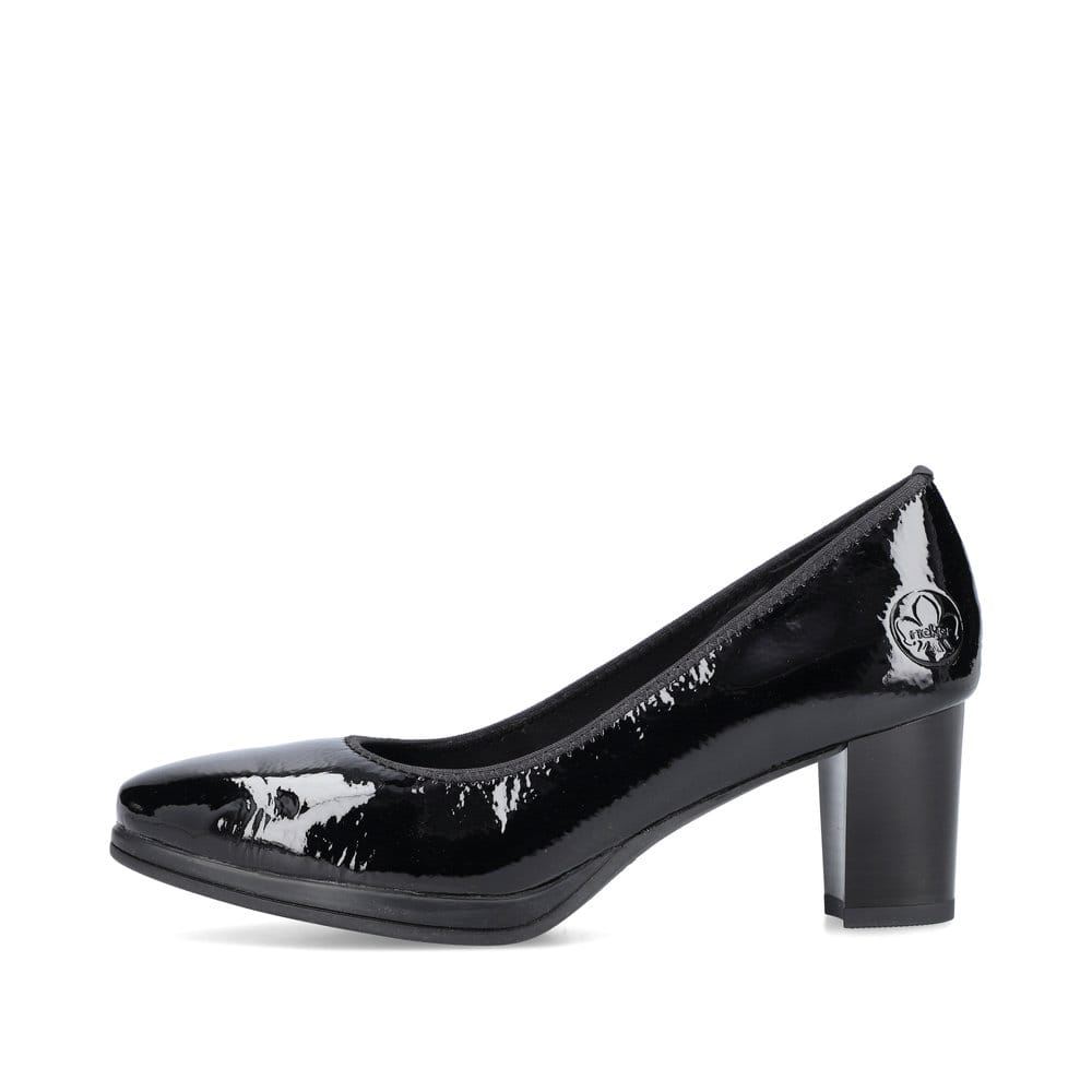 Rieker Schuhe | Damen Pumps glanzschwarz