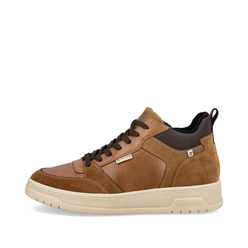 Rieker Schuhe | EVOLUTION Herren Sneaker High caramel brown