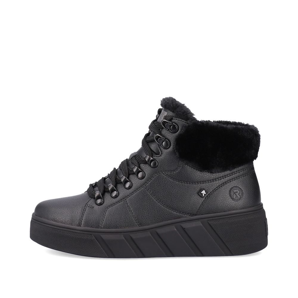 Rieker Schuhe | EVOLUTION Damen Sneaker High deep black