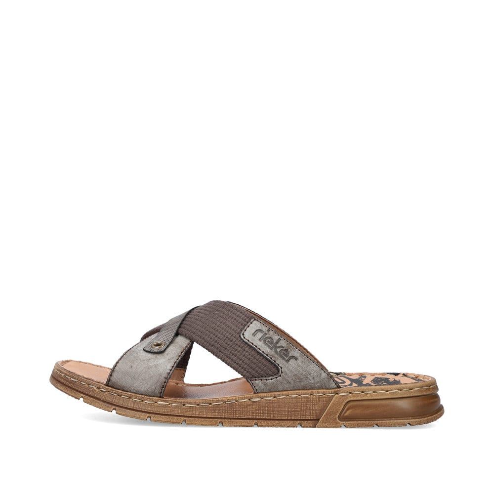 Rieker Schuhe | Herren Pantoletten mokka