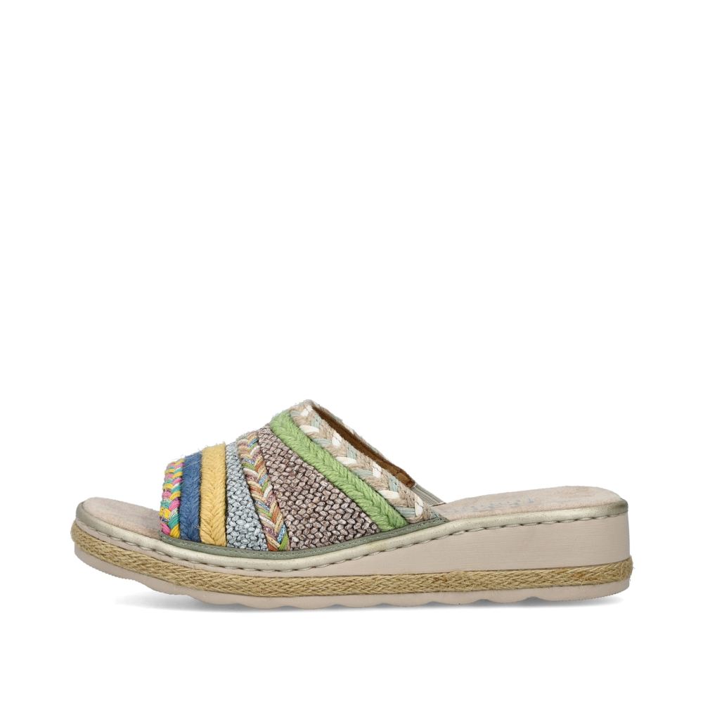 Rieker Schuhe | Damen Pantoletten multi