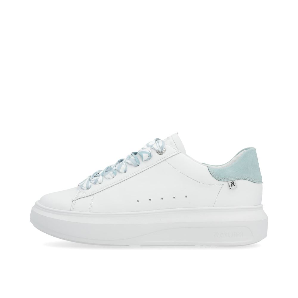 Rieker Schuhe | EVOLUTION Damen Sneaker Low clear-white ice-blue