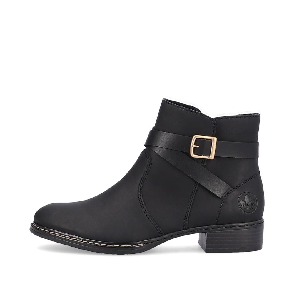 Rieker Schuhe | Damen Stiefeletten tiefschwarz