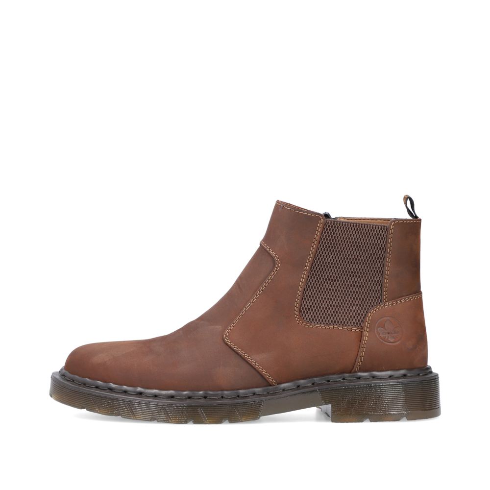 Rieker Schuhe | Herren Chelsea Boots nougatbraun