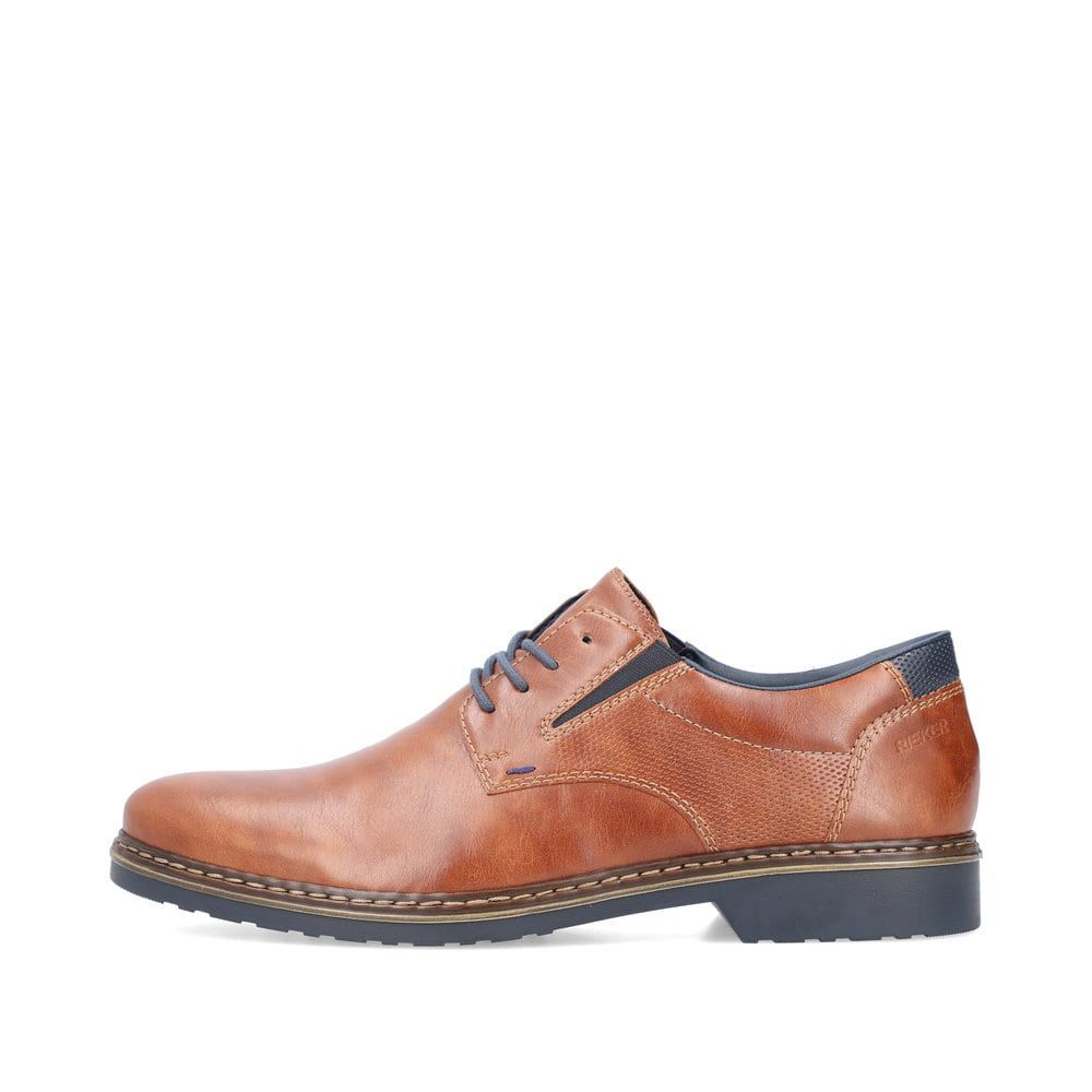 Rieker Schuhe | Herren Schnurschuhe kupfer