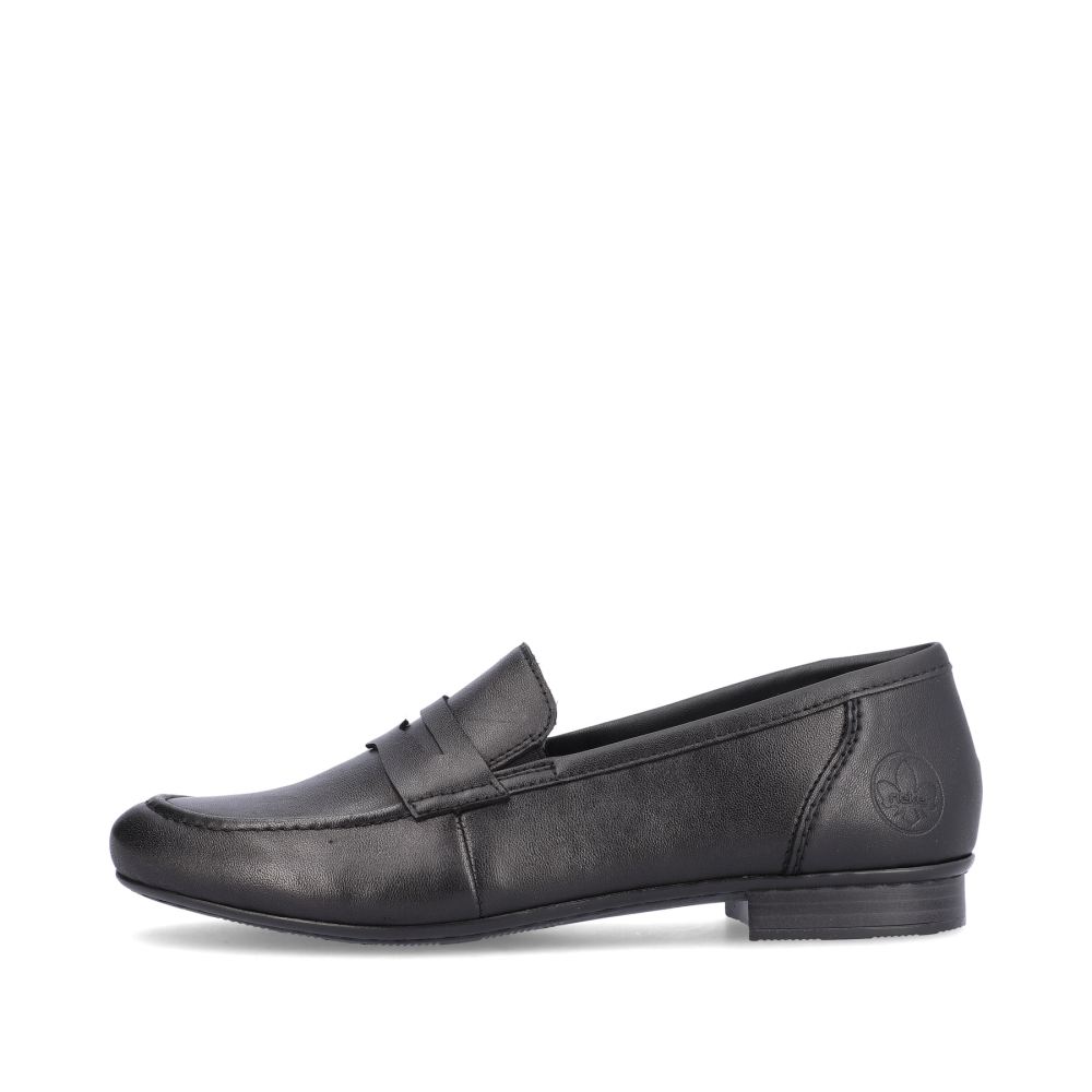 Rieker Schuhe | Damen Loafer nachtschwarz