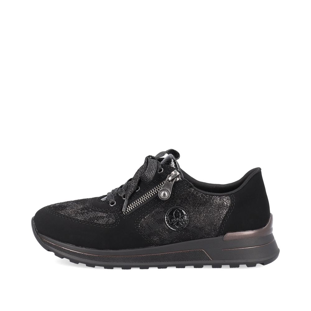 Rieker Schuhe | Damen Sneaker Low nachtschwarz