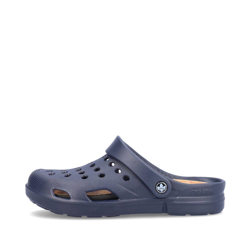 Rieker Schuhe | Herren Clogs ozeanblau