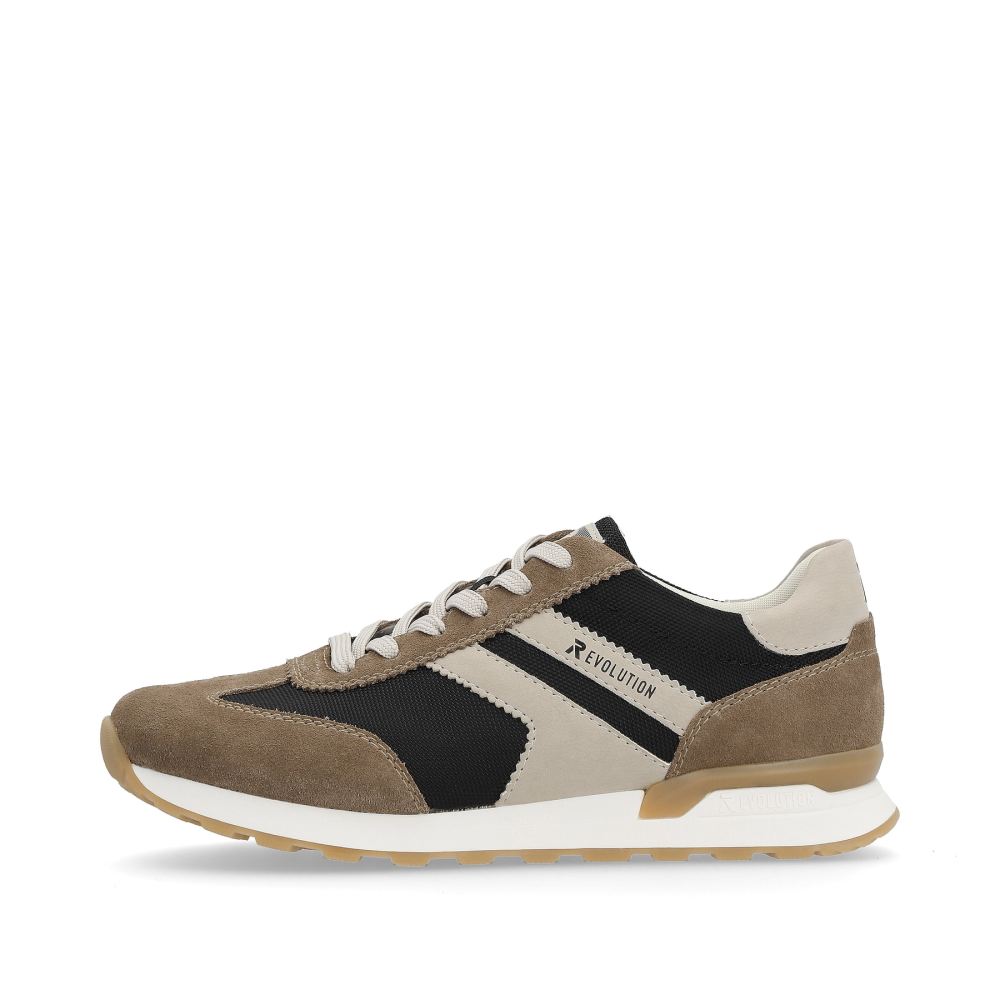 Rieker Schuhe | EVOLUTION Herren Sneaker Low cinnamon black