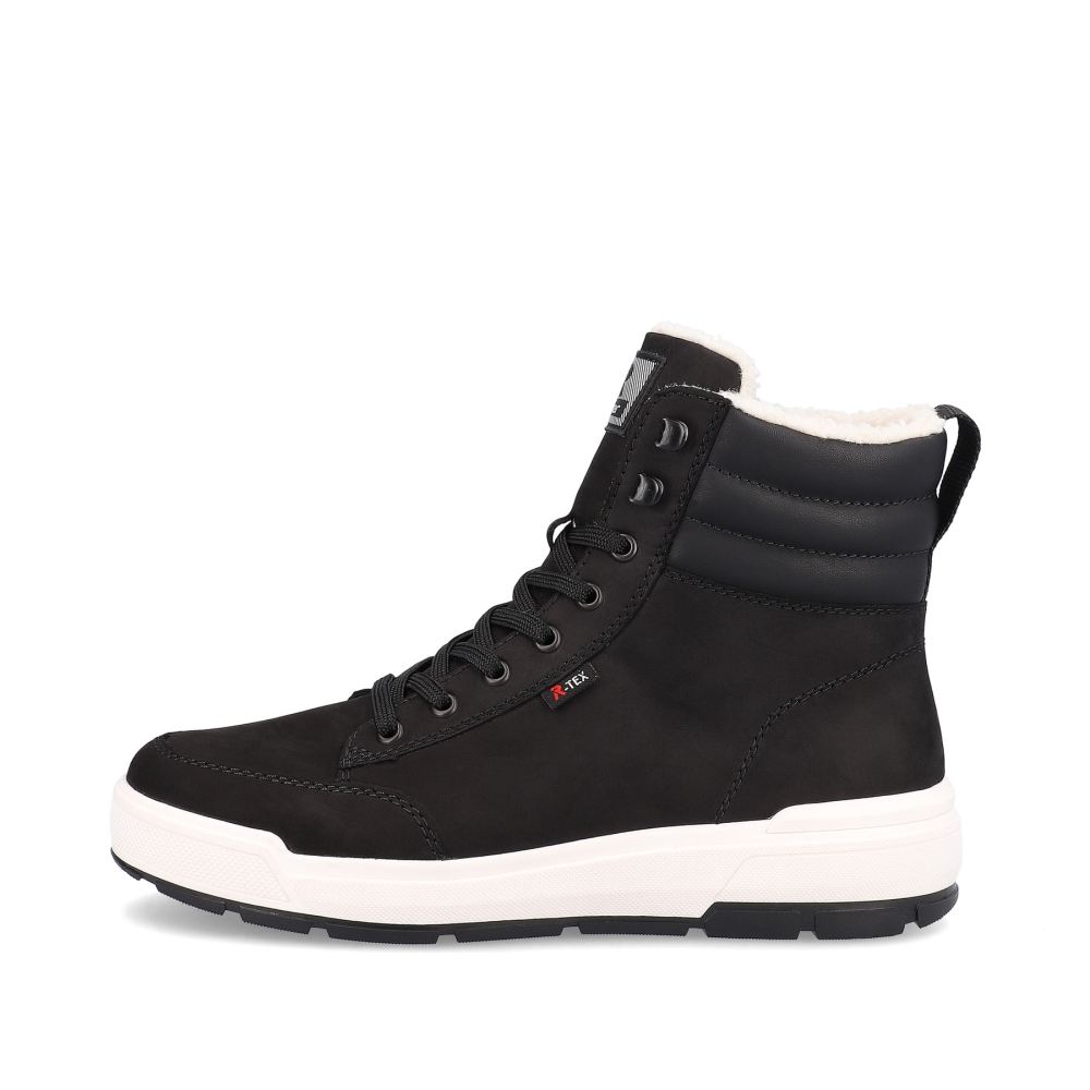 Rieker Schuhe | EVOLUTION Herren Sneaker High steel black