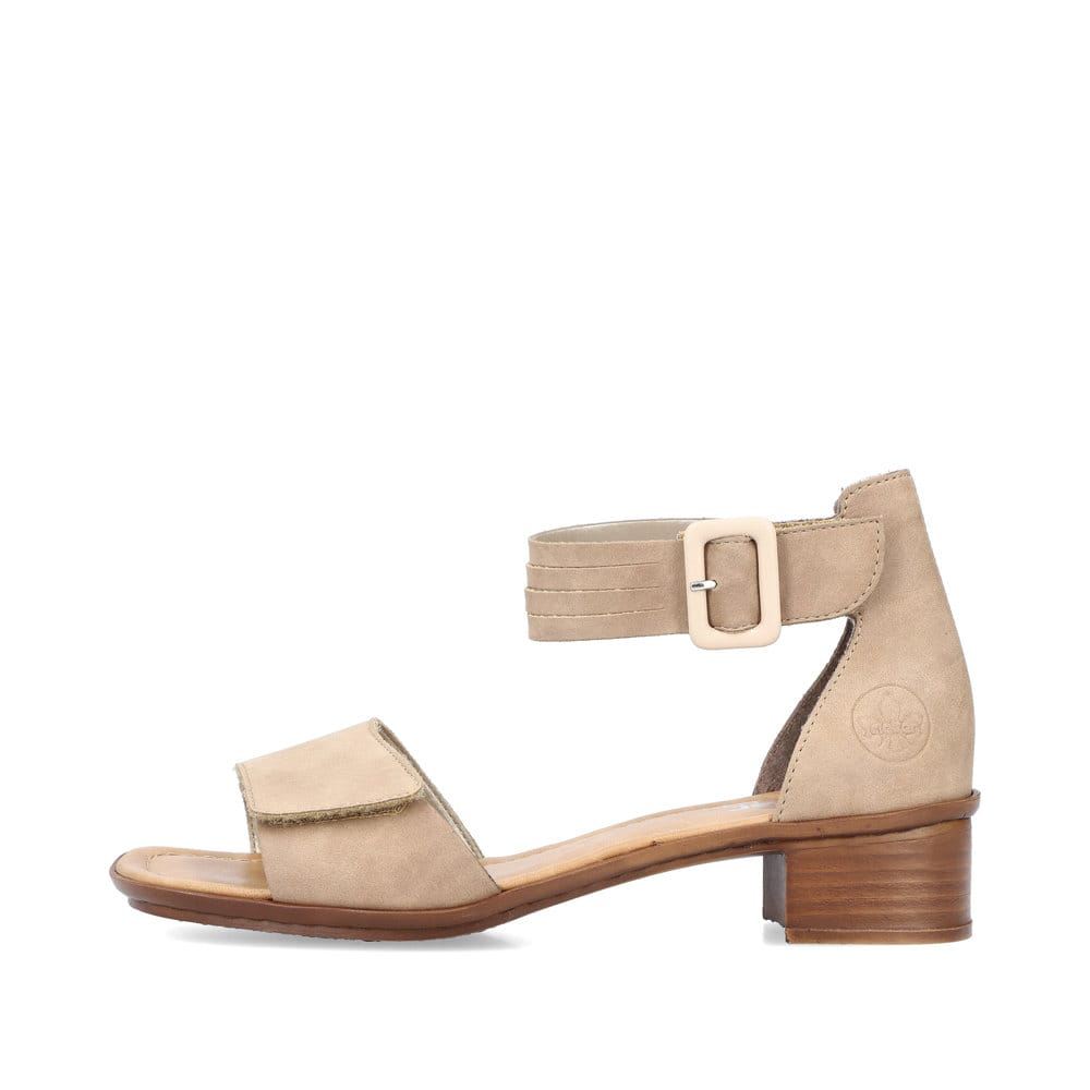 Rieker Schuhe | Damen Riemchensandaletten beige