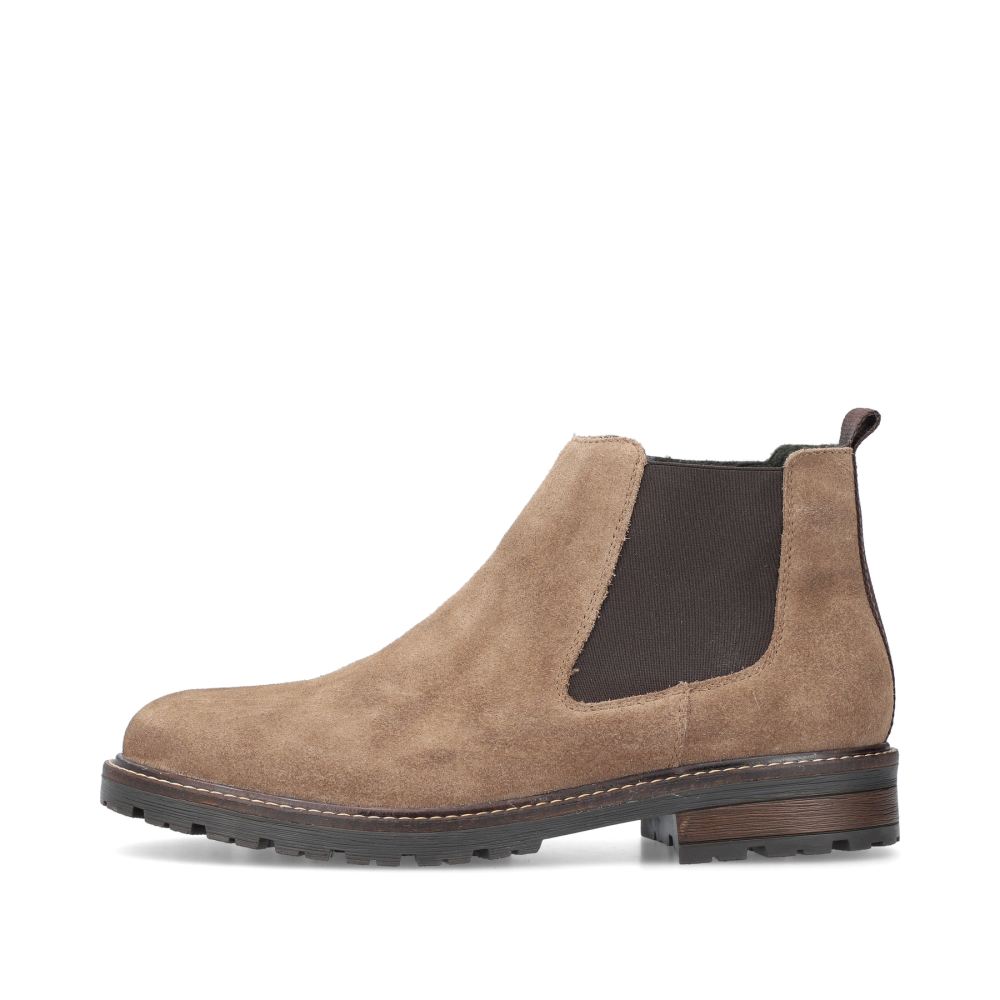 Rieker Schuhe | Herren Chelsea Boots sandbeige