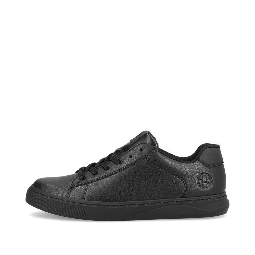 Rieker Schuhe | Herren Sneaker Low tiefschwarz