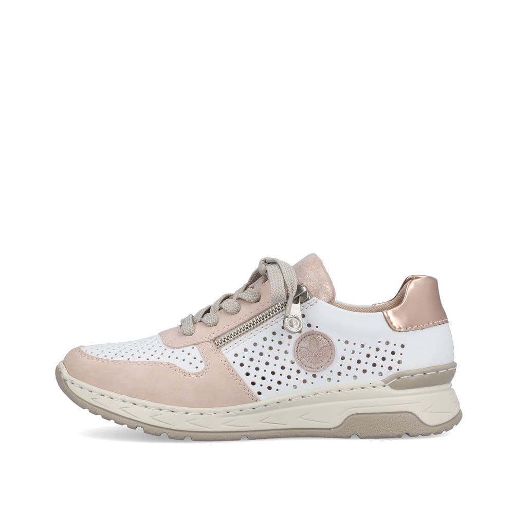 Rieker Schuhe | Damen Sneaker Low edelweiss