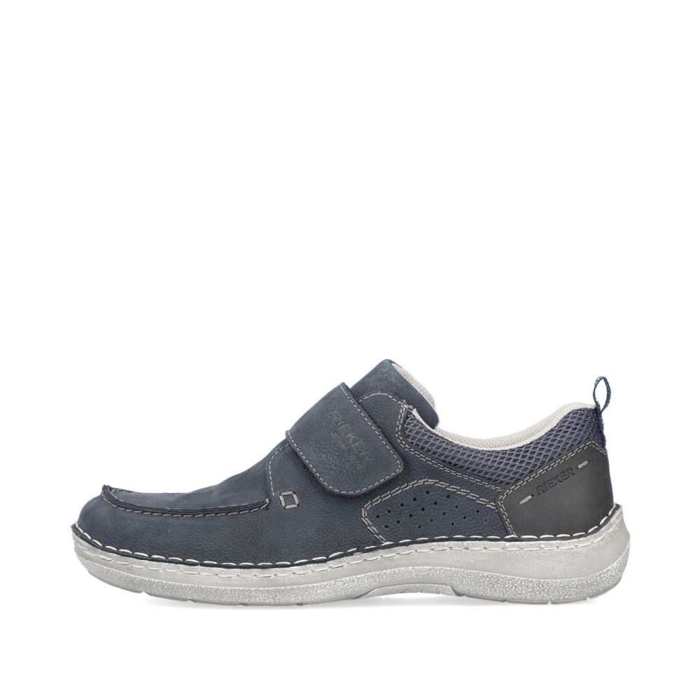 Rieker Schuhe | Herren Slipper schieferblau