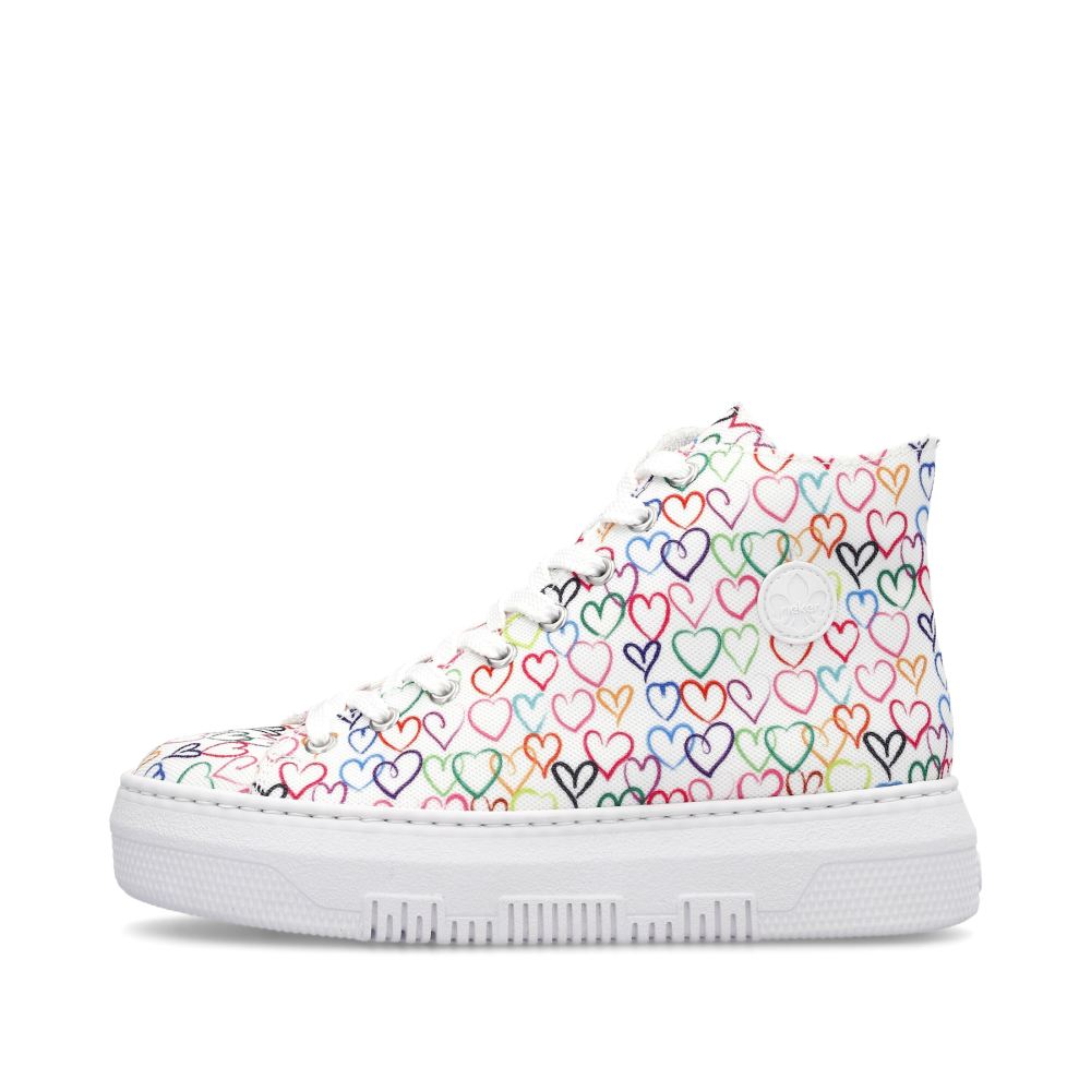 Rieker Schuhe | Damen Sneaker High multicolored