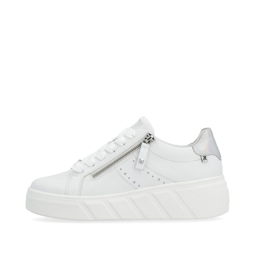 Rieker Schuhe | EVOLUTION Damen Sneaker Low clear white