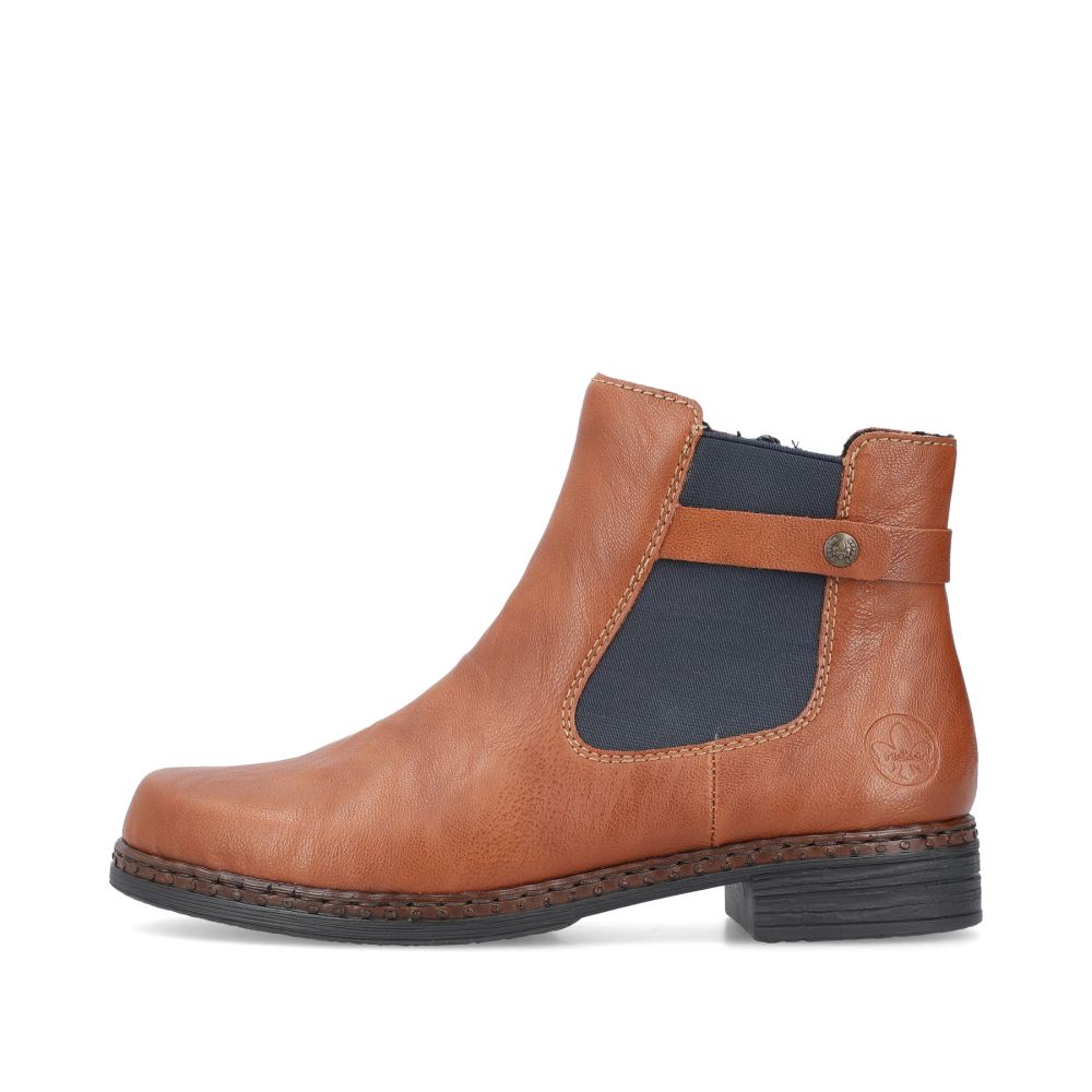 Rieker Schuhe | Damen Chelsea Boots fuchsbraun