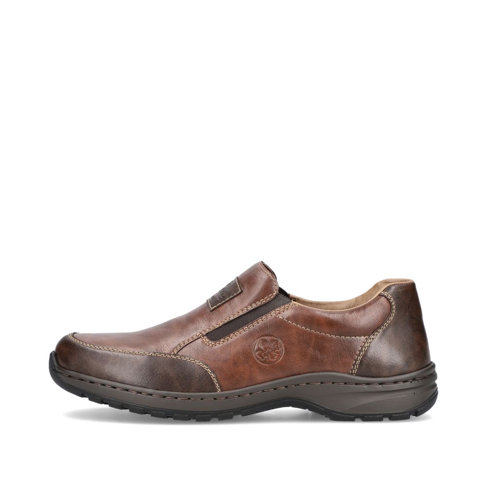 Rieker Schuhe | Herren Slipper nougatbraun