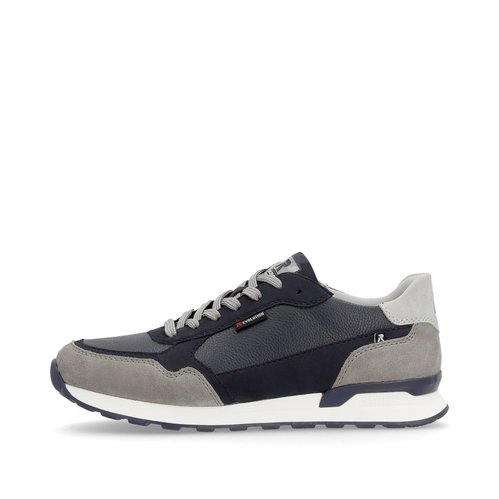 Rieker Schuhe | EVOLUTION Herren Sneaker Low dark-blue graphite-grey
