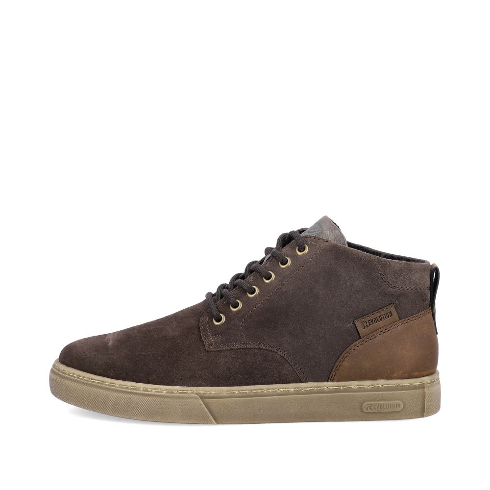 Rieker Schuhe | EVOLUTION Herren Sneaker High dusty grey