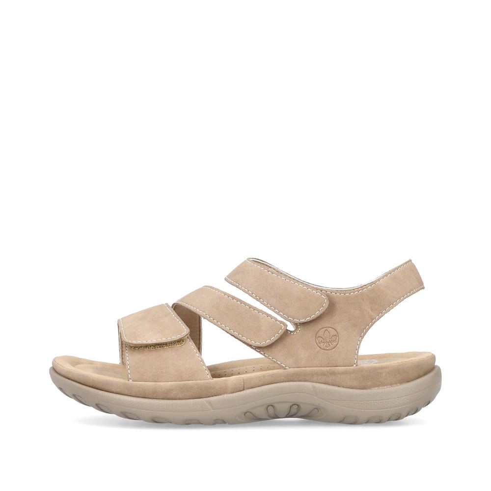 Rieker Schuhe | Damen Riemchensandalen beige