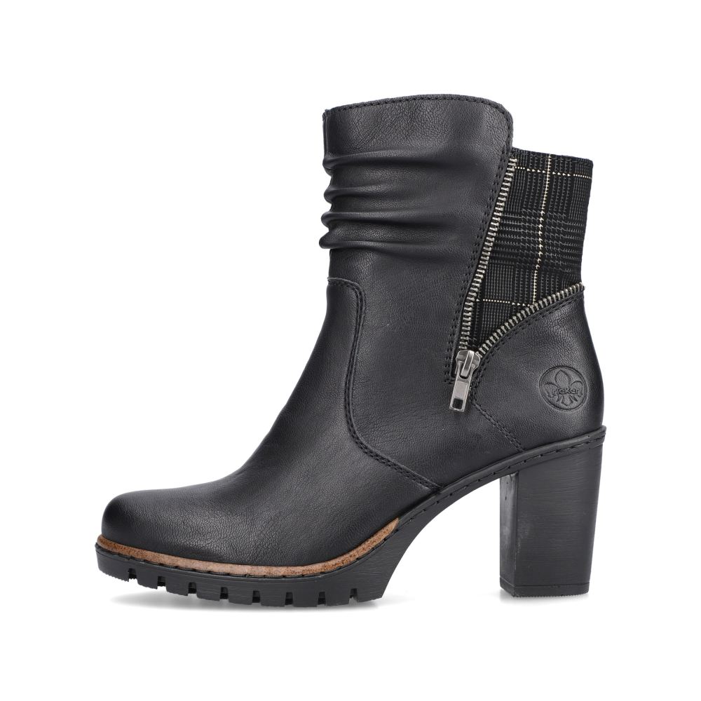 Rieker Schuhe | Damen Stiefeletten tiefschwarz