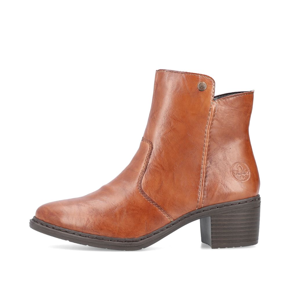 Rieker Schuhe | Damen Stiefeletten kupferbraun