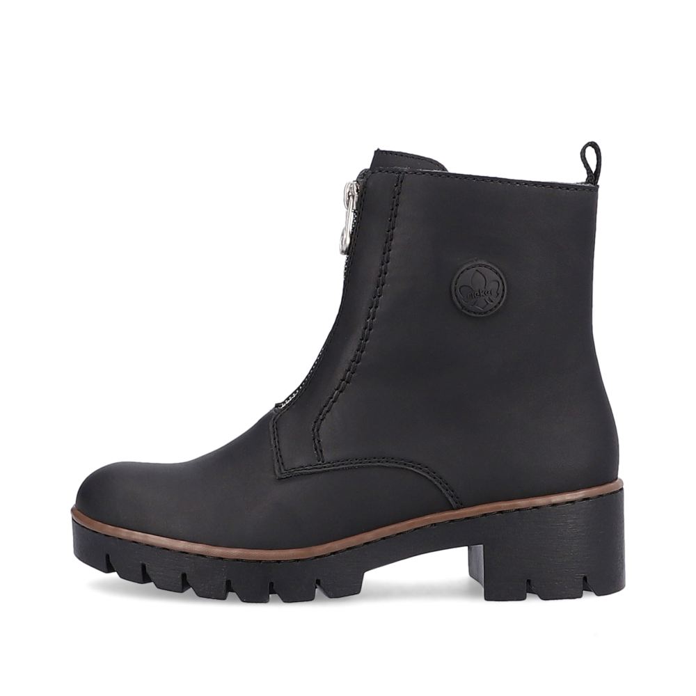 Rieker Schuhe | Damen Kurzstiefel tiefschwarz