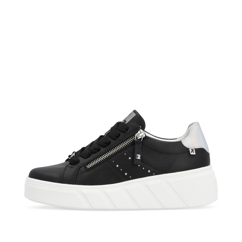 Rieker Schuhe | EVOLUTION Damen Sneaker Low diamond black