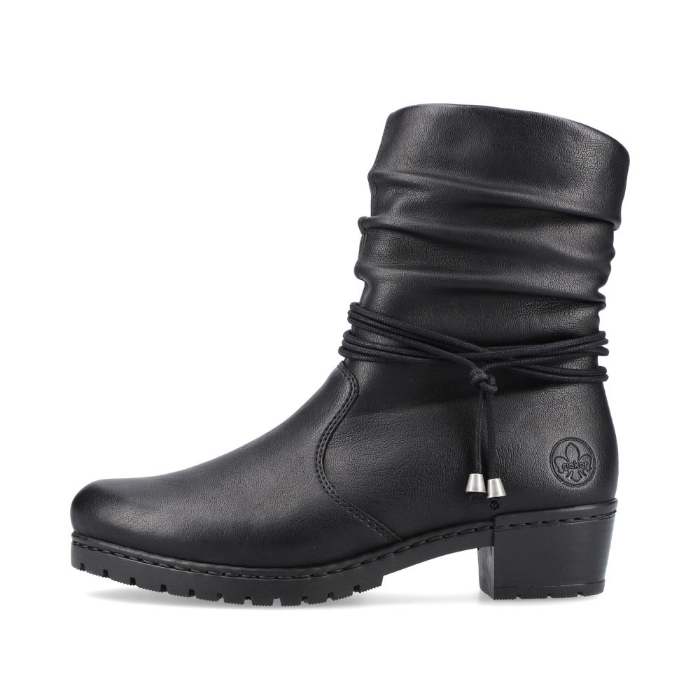 Rieker Schuhe | Damen Stiefeletten tiefschwarz