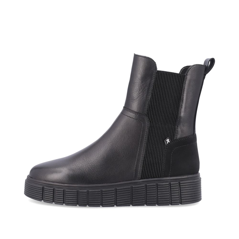 Rieker Schuhe | EVOLUTION Damen Chelsea Boots midnight black