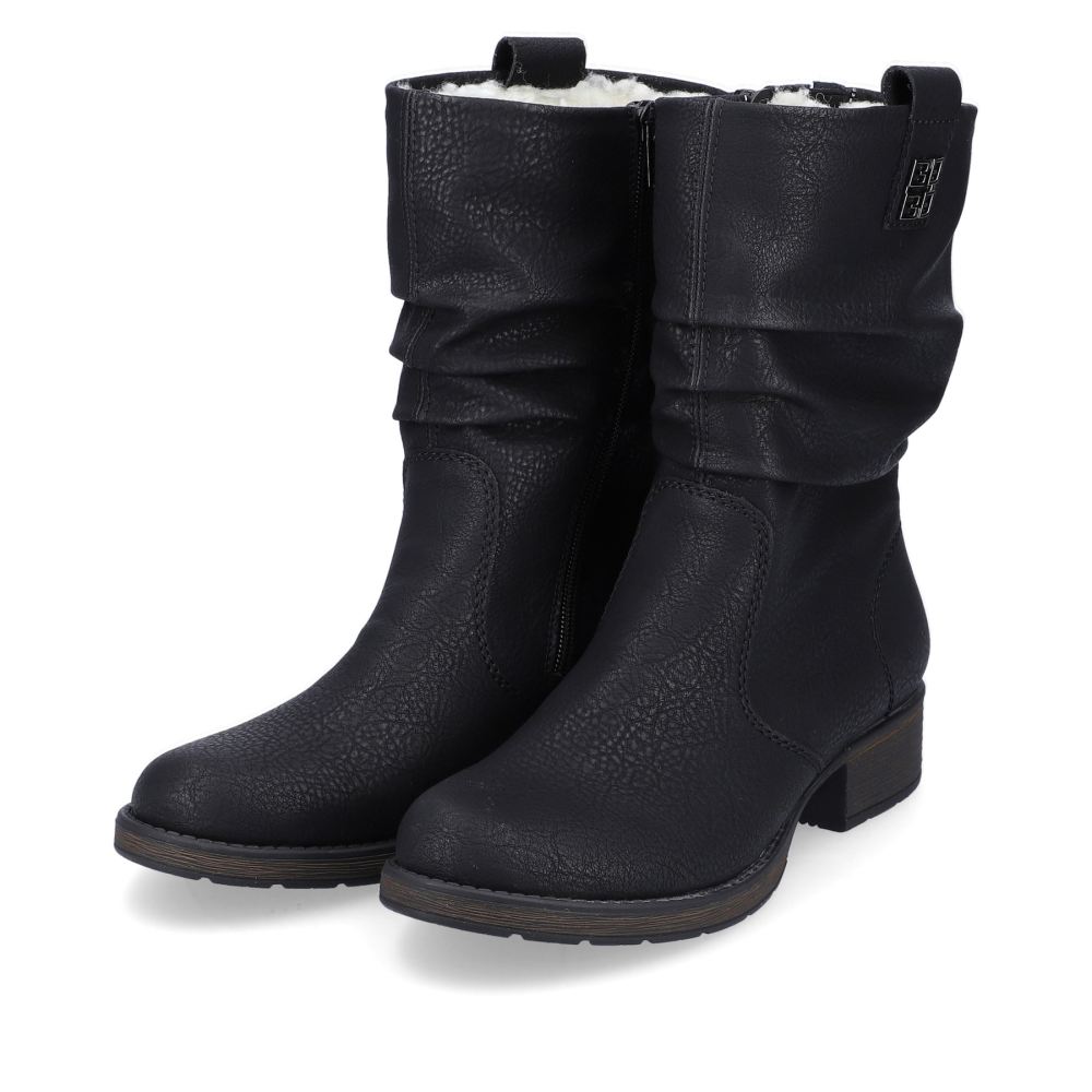 Rieker Schuhe | Damen Kurzstiefel tiefschwarz