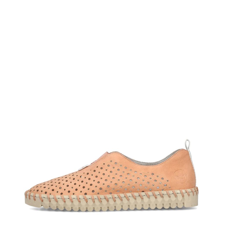 Rieker Schuhe | Damen Slipper hellorange