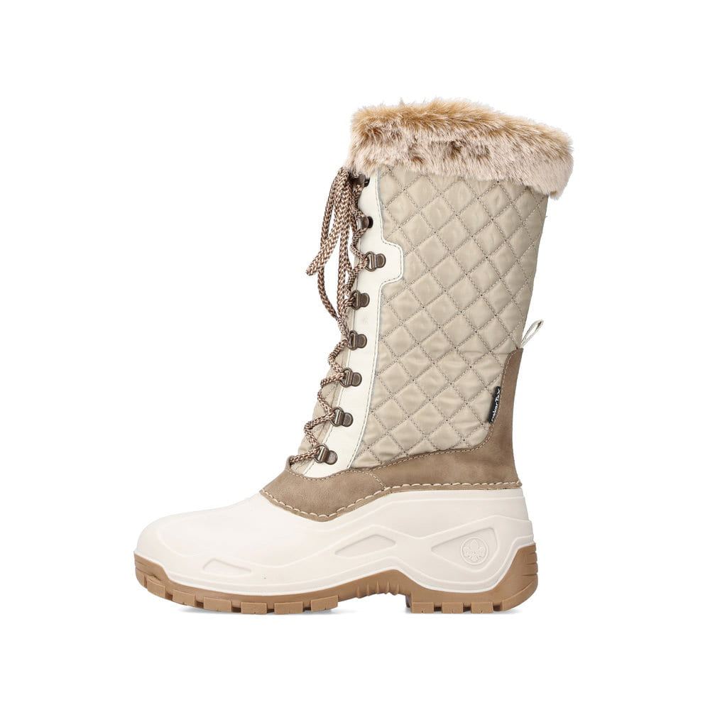 Rieker Schuhe | Damen Hochschaftstiefel braunbeige